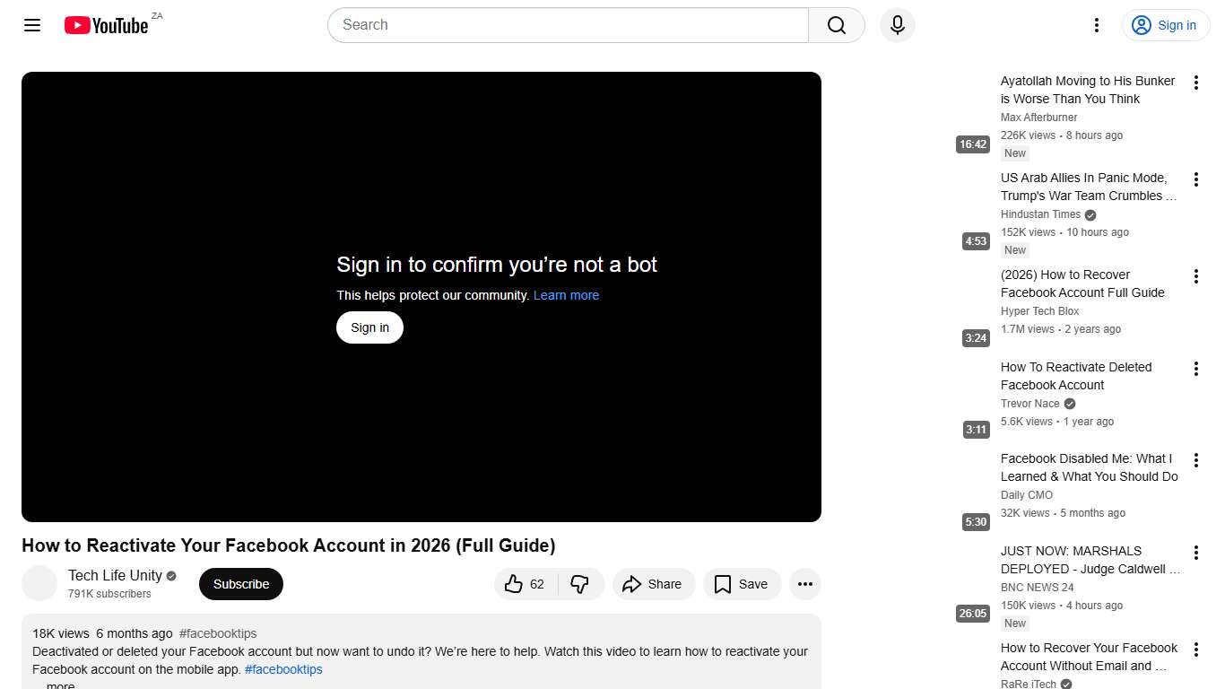 How to Reactivate Your Facebook Account in 2026 (Full Guide) - YouTube