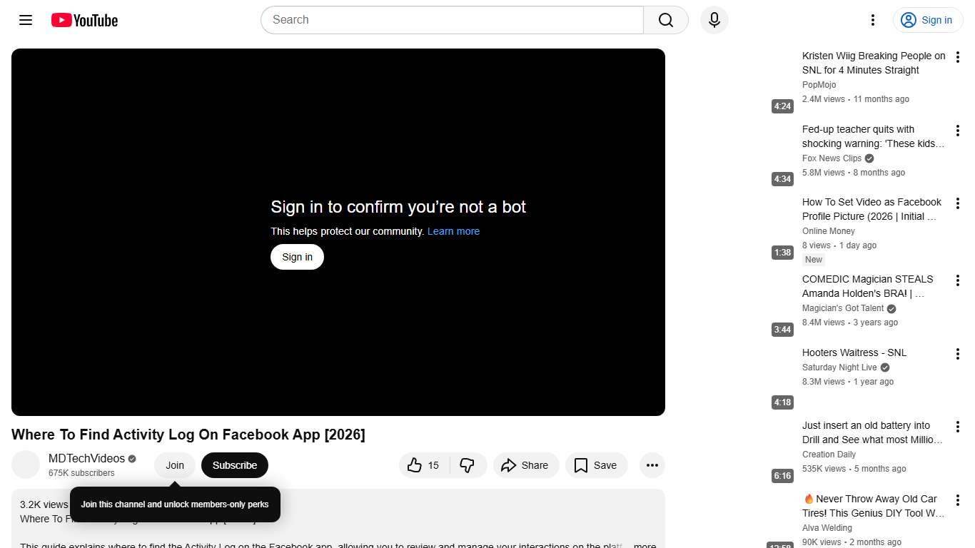 Where To Find Activity Log On Facebook App [2026] - YouTube